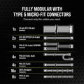 Corsair RM1200x Shift Fully Modular ATX Power Supply (Refurbished) by DailySale
