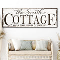 Cottage Beach House Sign II by Tailored Canvases