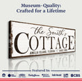 Cottage Beach House Sign II by Tailored Canvases