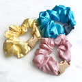 Cotton Candy - 3-Pack Vibrant Pastel Buckle Scrunchies Bundle - No Snagging, No Tangles by Buckle Scrunchies by RE.STATEMENT