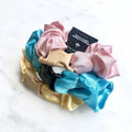 Cotton Candy - 3-Pack Vibrant Pastel Buckle Scrunchies Bundle - No Snagging, No Tangles by Buckle Scrunchies by RE.STATEMENT