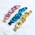 Cotton Candy - 3-Pack Vibrant Pastel Buckle Scrunchies Bundle - No Snagging, No Tangles by Buckle Scrunchies by RE.STATEMENT
