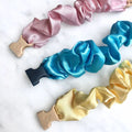 Cotton Candy - 3-Pack Vibrant Pastel Buckle Scrunchies Bundle - No Snagging, No Tangles by Buckle Scrunchies by RE.STATEMENT