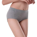5-Pack: Cotton Mid Waist No Muffin Top Full Coverage Brief Ladies Underwear by DailySale