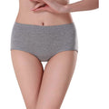 5-Pack: Cotton Mid Waist No Muffin Top Full Coverage Brief Ladies Underwear by DailySale