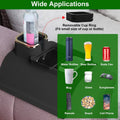 Couch Arm Cup Holder Tray Anti-spill Anti-slip Silicone Armrest Remote Snack Organizer by DailySale