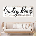 Country Roads Take Me Home Sign II by Tailored Canvases