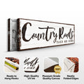 Country Roads Take Me Home Sign III by Tailored Canvases