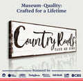 Country Roads Take Me Home Sign III by Tailored Canvases