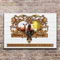 Couple Deer Sign by Tailored Canvases