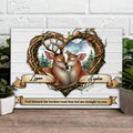 Couple Deer Sign IV by Tailored Canvases