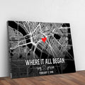Couple Street Map Sign by Tailored Canvases