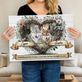 Couple Wolves Sign by Tailored Canvases