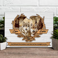 Couple Wolves Sign V by Tailored Canvases