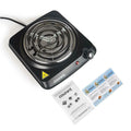 Courant 1000 Watts Electric Single Burner, Black by DailySale