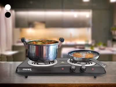 Courant 1700 Watts Electric Double Burner by DailySale