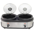 Courant 2.5 QT Double Slow Cooker - Stainless Steel by DailySale