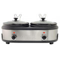 Courant 2.5 QT Double Slow Cooker - Stainless Steel by DailySale