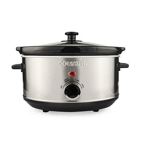 Courant Oval Slow Cooker Crock with Easy Options 3.5 Quart by DailySale