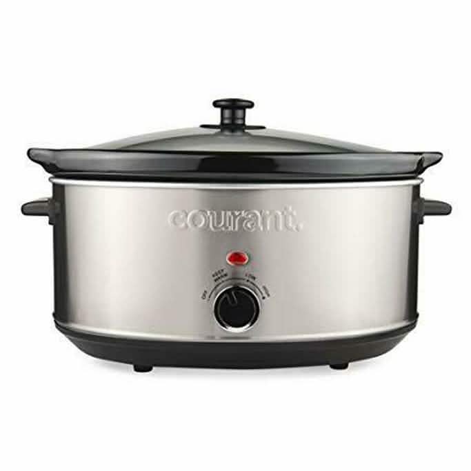 Courant Oval Slow Cooker Crock with Easy Options 7 Quart by DailySale