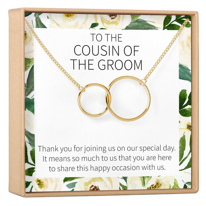 Cousin of the Groom Necklace by Dear Ava