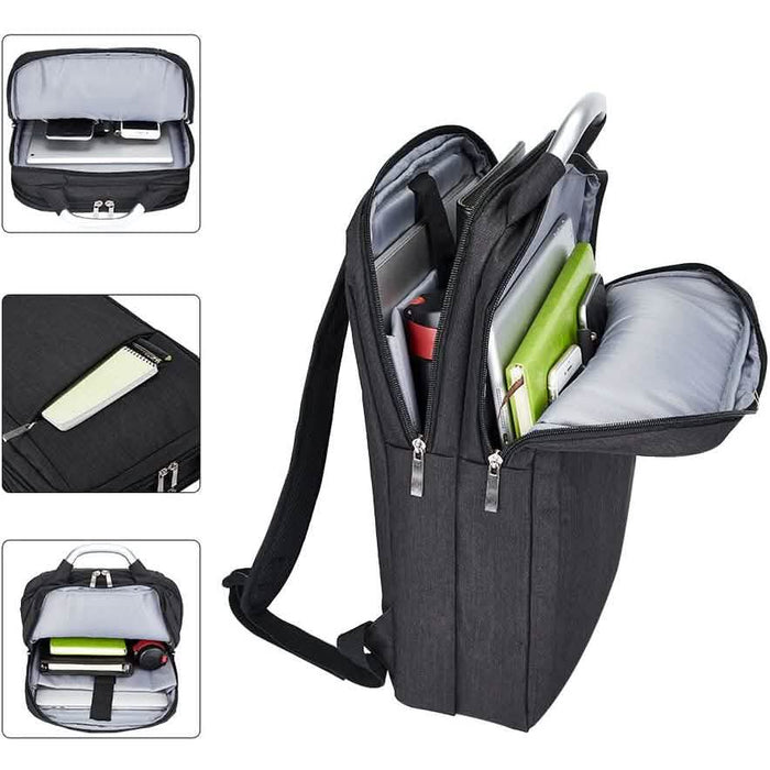 Covax Slim Laptop Backpack, 15.6 Inch Business Travel Computer Backpack by DailySale