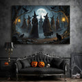 Coven of Witches Halloween Wall Art by Tailored Canvases