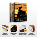 Cowboy Code Sign II by Tailored Canvases