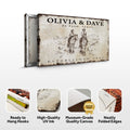 Cowboy Couple Sign by Tailored Canvases