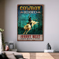 Cowboy Rodeo Show Sign by Tailored Canvases