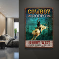 Cowboy Rodeo Show Sign by Tailored Canvases