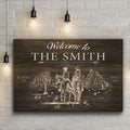 Cowboy Welcome Sign by Tailored Canvases