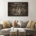 Cowboy Welcome Sign by Tailored Canvases