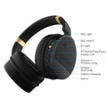 COWIN E8 Active Noise Cancelling Bluetooth Wireless Headphones Black & Gold (Refurbished) by DailySale