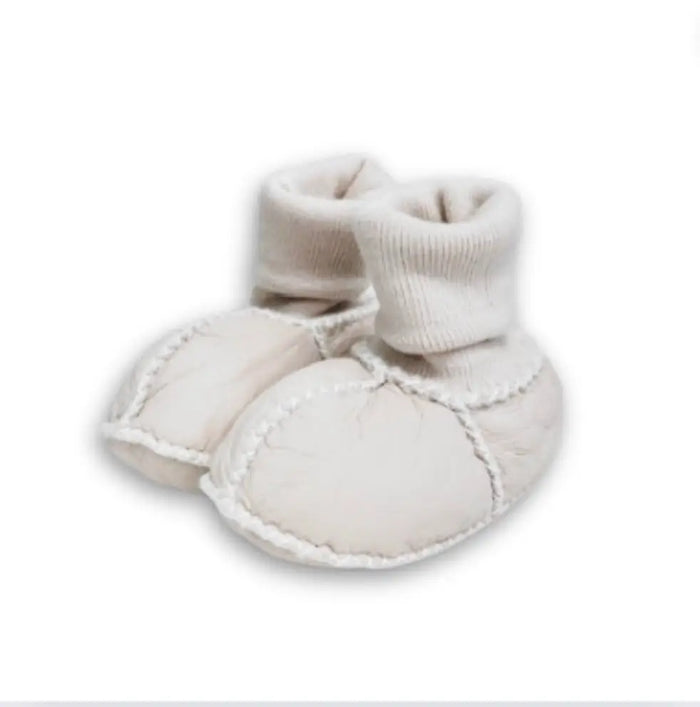 cozy booties | Cream by Finn + Emma