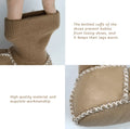 cozy booties | Cream by Finn + Emma