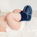 cozy booties | navy by Finn + Emma