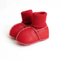 cozy booties| red by Finn + Emma