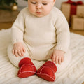 cozy booties| red by Finn + Emma