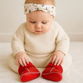 cozy booties| red by Finn + Emma