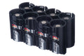 CR123 - 8 Pack (Black) by Storacell
