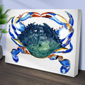 Crab Art Watercolor Canvas Wall Art by Tailored Canvases