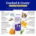 Cracked & Crusty Healthy Foot Cream by TriDerma MD