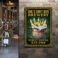 Craft Beer Brewery Sign by Tailored Canvases