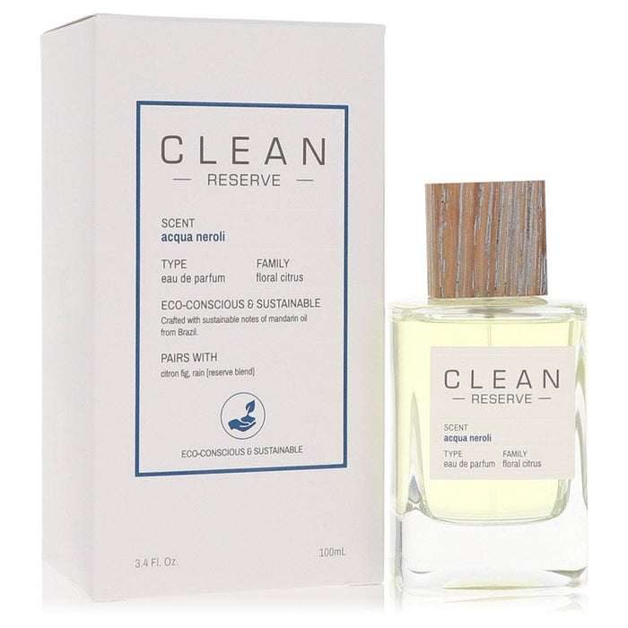 Clean Reserve Acqua Neroli by Clean Eau De Parfum Spray 3.4 oz for Women by Avera Group
