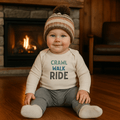long sleeve graphic bodysuit | crawl walk ride by Finn + Emma
