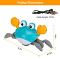 Crawling Crab Baby Toy with Music and LED Light by DailySale