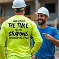 Crayons - Long Sleeve Hi-Vis Safety Yellow Shirt by Armed American Supply