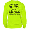 Crayons - Long Sleeve Hi-Vis Safety Yellow Shirt
