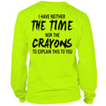 Crayons - Long Sleeve Hi-Vis Safety Yellow Shirt by Armed American Supply